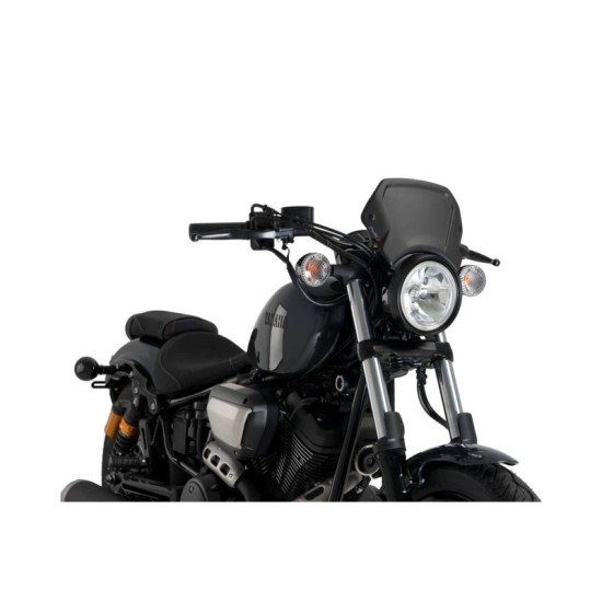 PUIG CARENATURA FRONTALE IN ALLUMINIO YAMAHA XV950/R 2014-2021 NERO